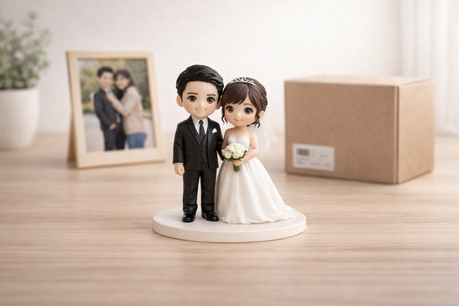 custom figurine timeline from photo review and preview to production and shipping