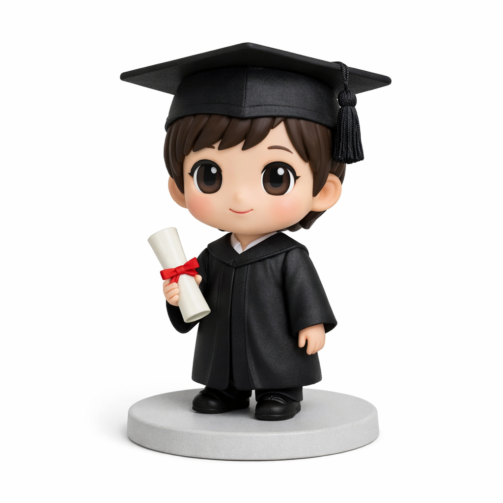 Graduation Theme Figurines