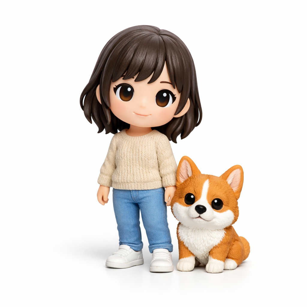 Human + Pet Figurines